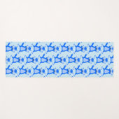 Schattig blauw baby jongen vos patroon yogamat (Voorkant (horizontaal))