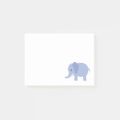Schattig blauw Baby olifant Post-it® Notes (Voorkant)