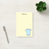 schattig blauw baby shower voor babykleding post-it® notes (Kantoor)