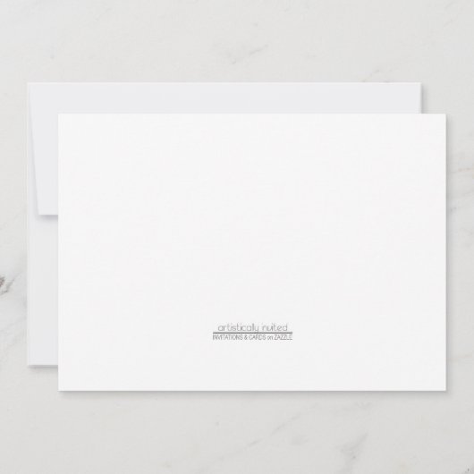 Schattig Blauw Bruin Uil Baby Douche Uitnodigingen (Achterkant)