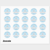Schattig blauw | Dog Treat Business Labels (Vel)