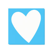Schattig Blauw en Wit Hart Post-it® Notes