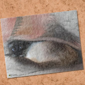 Schattig blauw-gele Siamese Kitten Peking Legpuzzel