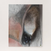 Schattig blauw-gele Siamese Kitten Peking Legpuzzel (Verticaal)