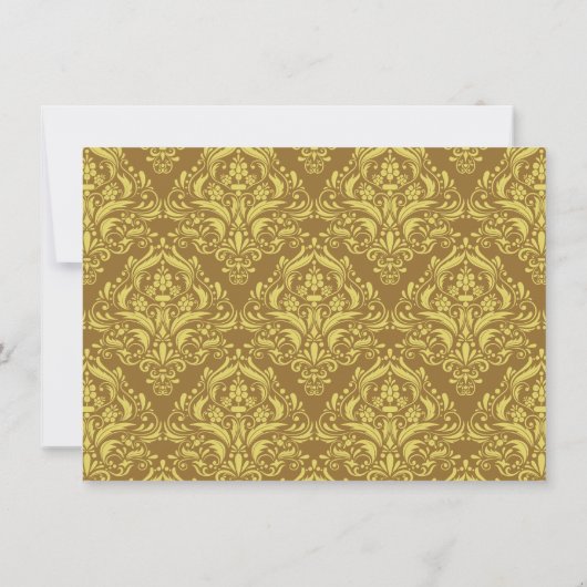 Schattig Blauw Goud Prins Baby Douche Uitnodiginge Kaart (Achterkant)