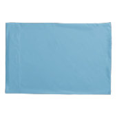 Schattig Blauw Kawaii Weer Cloud Cartoon Kind Kussensloop (Achterkant)