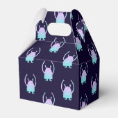 Schattig Blauw Monster Bedankdoosjes (Achterkant)