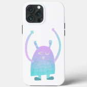 Schattig Blauw Monster Case-Mate iPhone Case (Achterkant)