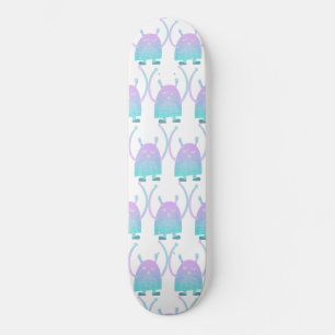Schattig Blauw Monster Persoonlijk Skateboard