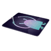 Schattig Blauw Monster Snijplank (Hoek)