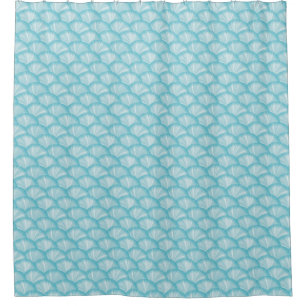 Schattig Blauw Stijlvol Patroon Douchegordijn