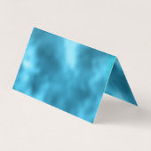 Schattig blauw zilver faux glitter visitekaartje (Achterkant)