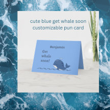 schattig blauwe walvis krijgt snel grap