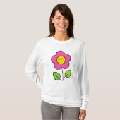 Schattig bloem t-shirt (Voorkant volledig)