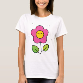 Schattig bloem t-shirt