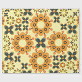 schattig bloemblaadjespatroon cadeaupapier (Vlak)