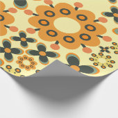 schattig bloemblaadjespatroon cadeaupapier (Hoek)