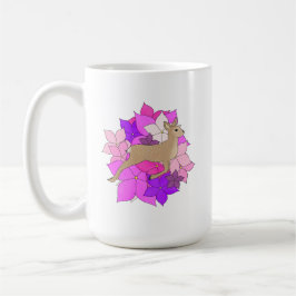 Schattig Bloemend Reekalf Koffiemok