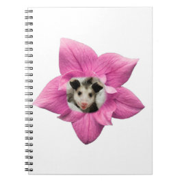 Schattig Bloemendekor Baby Opossum Notitieboek