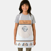 Schattig Bloemenmeisje Floral Schort met hart (Insitu)