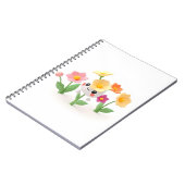 schattig bloemetje notitieboek (Linkerzijde)