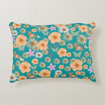 Schattig bloemkonijnen blauw