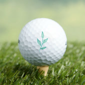 Schattig bloemmotief achtergrond golfballen (Insitu Shirt)