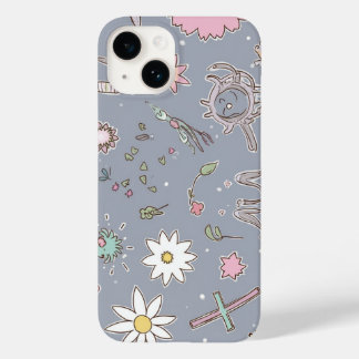 schattig bloemmotief iPhone case