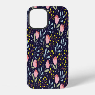 Schattig Bloemmotief: Kleurrijk Bloemenpatroon. iPhone 12 Hoesje