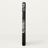 Schattig bloemmotief met tweeletterig monogram Case-Mate iPhone case (Achterkant/links)