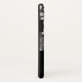 Schattig bloemmotief met tweeletterig monogram Case-Mate iPhone case (Achterkant/rechts)