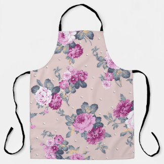 schattig bloemontwerp textiel illustratie, patter schort