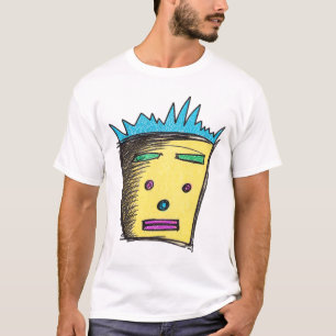 Schattig blokkerig kind t-shirt