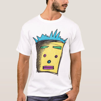 Schattig blokkerig kind t-shirt