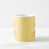 Schattig Blond Chibi Neko - Midi Jurk Koffiemok (Center)