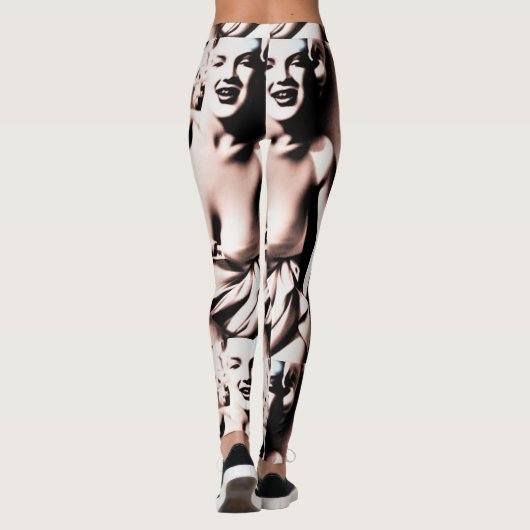 Schattig Blond Thunder_Cove Leggings (Achterkant)