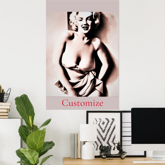  Schattig Blond Thunder_Cove Poster (Thuiskantoor)