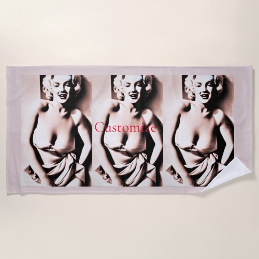  Schattig Blond Thunder_Cove Strandlaken (Voorkant)