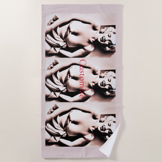  Schattig Blond Thunder_Cove Strandlaken (Voorkant)