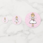 Schattig blonde meisje van de Heilige Commune Confetti (Voorkanten)