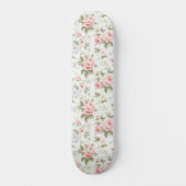 Schattig Blush Roze Rozen All-over-patroon Persoonlijk Skateboard (Voorkant)
