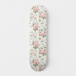 Schattig Blush Roze Rozen All-over-patroon Persoonlijk Skateboard