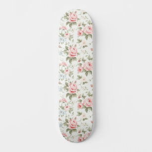 Schattig Blush Roze Rozen All-over-patroon Persoonlijk Skateboard