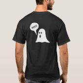 Schattig Boe Geest Halloween T-shirt (Achterkant)
