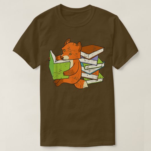 Schattig boek nerd voor mannen vrouwen, grappig di t-shirt (Design voorkant)