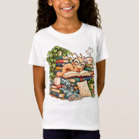 Schattig Boekenwurm Lezende Boeken Kinderen