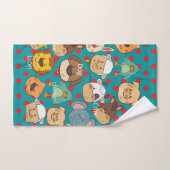Schattig boerderij Kinder safari tijgerblauw Bad Handdoek (Handdoek)