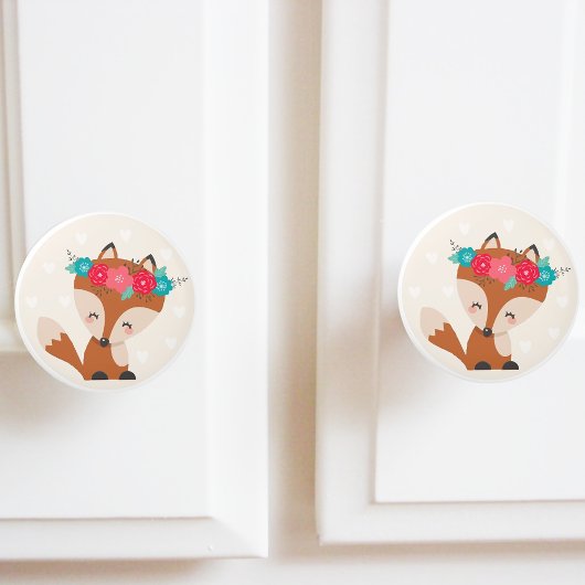 Schattig Boho Chic Vos Keramische Knop
