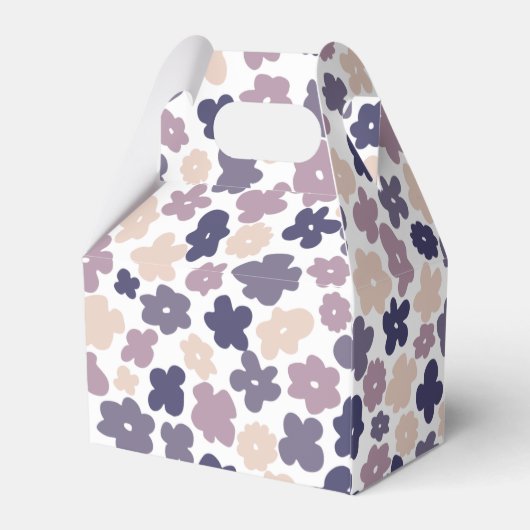 Schattig Boho Daisy Baby shower Bedankdoosjes (Achterkant)