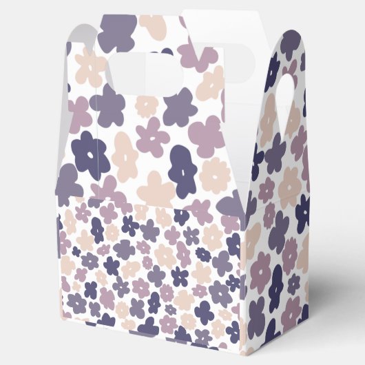 Schattig Boho Daisy Baby shower Bedankdoosjes (Geopend)